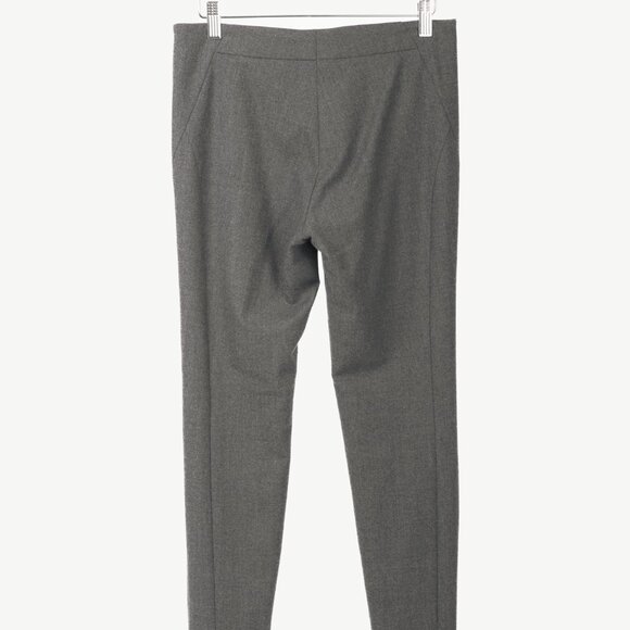 Brunello Cucinelli Grey Wool-Flannel Skinny Pants - Picture 2 of 11